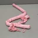 Jumbo Heatless Hair Curler Set-Satin Heatless Curls Overnight, Jumbo Curling Rod Headband, No Heat Curlers To Sleep in (Pink)