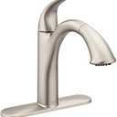 Moen Camerist Spot Resist Stainless One-Handle Kitchen Faucet with Pullout Spray Head, Featuring Power Clean and Reflex Docking System, 7545SRS