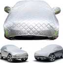 Hail Protector Car Cover Compatible with Toyota Camry/Toyota Corolla/Honda Civic, 5 Layers Thicken Padded Hail Protection Blanket
