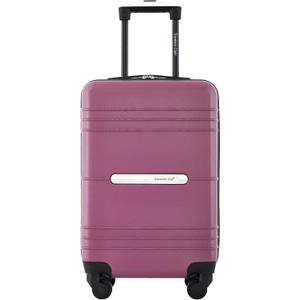 Travelers Club 22" Richmond Spinner Carry-On Luggage, Damson