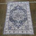 Korhani Home Augustine Washable Area Rug 5x7 