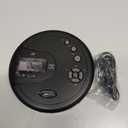 GPX PC332B Portable CD Player with Anti-Skip Protection, FM Radio and Stereo Earbuds - Black