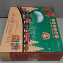 Shemira Christmas Train Set, Train Toys for Boys Girls,Toy Train with Light Smoke and Sound, Steam Train Set for Around Christmas Tree, Toys Gifts for 3 4 5 6 7 8+ Year Old Kids (Black)