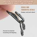 Copper 100 Set Hooks and Eyes for Sewing Clothing Bra Hooks Replacement Closure -Gunmetal 1#(13mm)