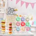 3 Pack Clear Acrylic Donut Stand for Dessert Table 21 Donut Display Holder Tower Stand for Bridal Shower Weddings Birthday Anniversary Gathering Party