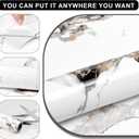 White Marble Contact Paper for Countertops 23.6"x118"
