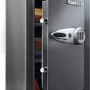 SentrySafe XX-Large Black Floor Safe with Digital Coded Keypad, Gun Safe for Handgun or Other Valuables, 2.2 Cubic Feet, T6-331