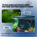 9W Timer UV Aquarium Clean Light Algae Removal LED Light Waterproof for Fish Tank Pond Aquarium