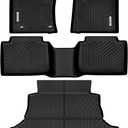OEDRO Floor Mats Fit for 2018-2024 Toyota Camry, NOT for Hybrid & AWD Models, TPE All Weather Floor Liners Custom Fit for 2024 Toyota Camry L/LE/SE/TRD/XLE/XSE, Black