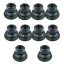 LLYZFED 611-936 6509424AA Wheel Nut Fit for Dodge Ram 3500 4000 4500 5500 2012-2022, M14-1.5 Flange - 22mm Hex, 28.5mm Length, Medium, Pack of 10pcs