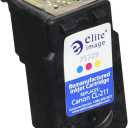 Elite Image Remanufactured CNMCL211 Ink Cartridge -Cyan, Magenta, Yellow -Inkjet -305 Page -1 Each -Remanufactured