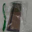 LOVECASA Placemats Set of 6, Bamboo Table Mats Set with Leaf Pattern, 18''  12'' Woven Placemat, Washable Heat-Resistant Place Mats for Kitchen, Black Leaf