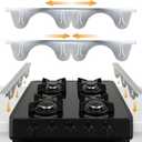Linda’s Essentials Stainless Steel Stove Gap Covers (2 Pack) Adjustable Length 13.8" to 27.5" Stainless Steel, Steel Adjustable Gap Covers, Counter, Oven & Stove Gap Filler