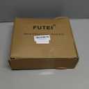 FUTEI Black Chenille Throw Pillow Covers 24x24 Inch Set of 2,Edges Double-Stitched European Cushion Cases,Modern Home Decor for Couch Living Room