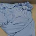 Albassa Arch Backdrop Cover 2-Sided Spandex Wedding Arch Covers Fitted Round Top Chiara Backdrop Stand Cover for Baby Shower Birthday Party Wedding Decoration (Dusty Blue, 7.2FT)