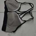 Champion Women's Curvy Sports Bra Textured (XX-Large, Oxford Grey Heather/White/Black)