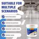 Epoxy Colored Sand Floor Paint, Epoxy Floor Paint For Concrete, High-Gloss Self-Leveling Epoxy Coating, Wear-Resistant & Non-Slip Marble Effect Finish, for Interior & Exterior Surfaces (Sesame Gray,352.73 oz)