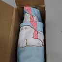 Nuanchu Dog Stroller Cooling Mat Waterproof Outdoor Pet Cooling Mat 11.81 x 19.69 Inch Washable Summer Cat Sleeping Blanket for Small Medium Pet Stroller (Colorful Bear)