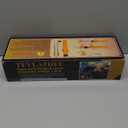 Tevlaphee Steering Wheel Lock - Heavy Duty Antitheft Device and Car Security Lock with Adjustable Locking and 3 Keys - Great Vehicle and Truck Deterrent (Yellow)