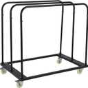 Steel Panel Truck, 1500 LBS Panel Dolly Cart with 5" Swivel Casters and 36.02" x 24.02" Deck, Heavy-Duty Drywall Sheet Cart, Handling Wall Panel, Sheetrock, Lumber for Garage, Home, Warehouse