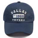 Classic Vintage 3D Embroidered City Hat Adjustable Unisex Baseball Cap Fans Gifts for Men Women