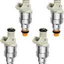 1985-2001 Fuel Injector Compatible for Ford Ranger 2.3L 2.4L 2.5L L4 1985-2001, for Mazda B2500 2.5L L4 1998-2001, Mercury Topaz 2.3L L4 1988-1990, Replace F87E-D2A F87E-D2B F87E-B2A F87E-B2B