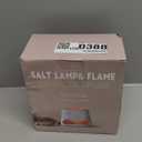 SALKING 2in1 Ultrasonic Essential Oil Diffuser & Himalayan Salt Lamp, Aromatherapy Diffuser Cool Mist Humidifier with Auto Off Function, 100% Pure Himalayan Pink Salt Rock, 150ml (Wooden Grain)