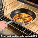 Ranbomer Hybrid Ceramic Non Stick Frying Pan 10 Inch, 5-Ply Stainless Steel Skillet,Stay-Cool Handle,Induction Ready, Compatible with All Cooktops, PFAS-Free, Non-Toxic.(10 Inch)