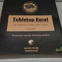 Tabletop Easel for Painting, 13.8"x11.4" Adjustable Portable Art Easel Includes Art Painting Papers, Sketch Papers and Masking Tape, Pinewood Drawing Board for Canvas, Books and Artwork