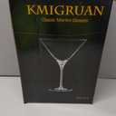 KMIGRUAN 10oz Large Martini Glasses Set of 4,Classic Crystal Cocktail Glasses,Hand Blown Martini Glass for Espresso Martini, Cosmopolitan, Manhattan, Home Bar Gift Set