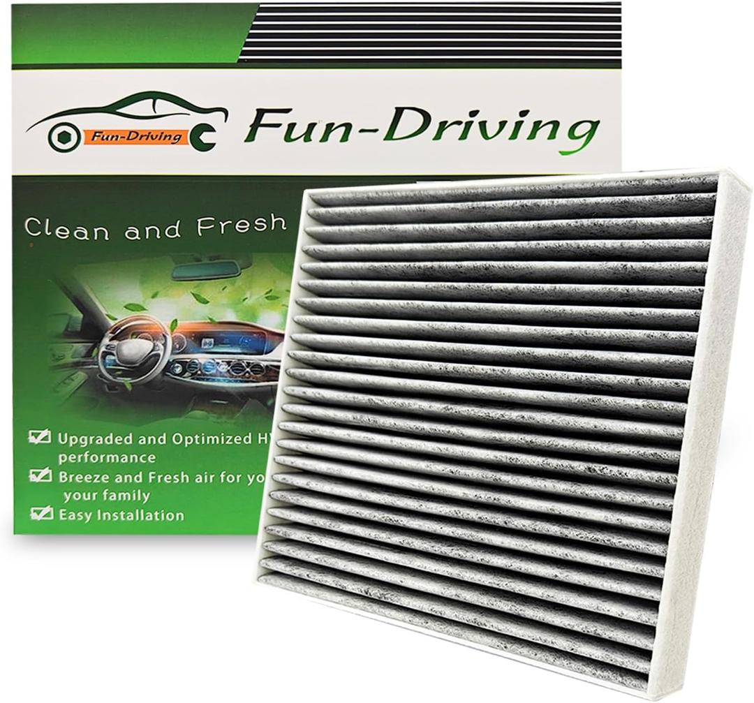 FUN-DRIVING FD727 Cabin Air Filter for Sportage Elantra, Santa Cruz, Santa Fe, Tucson, K5, Sorento, Sonata (2021-2023), GV60 2023, Niro 23, Sportage 23