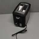 Toaster 2 Slice Wide Slot Toaster Best Rated Prime Displav Smart Toasters with LCD Digital Countdown Timer and Bagel/Defrost/Cancel/Reheat Function (Black)