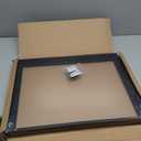 Abtgt 16x20 Canvas Floating Frame with 0.9" Deep, Black Floater Frame for Canvas Paintings with Adhesive, Vertical or Horizontal Wall Art frame for Prints Oil Painting Diamond Decor, 1 Pack