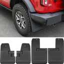 Mud Flaps for Ford Bronco 2021-2026 Front and Rear Splash Guards for Bronco 2/4 Door