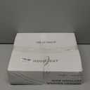 HOUSE DAY Wide Shoulder Wooden Hangers, Suit Hangers with Non Slip Pants Bar, Smooth Finish 360 Swivel Hook High-Grade Solid Wood Coat Hangers for Dress, Jacket, Heavy Clothes Hanger 6 Pack (Natural)