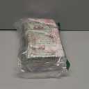 100 Pcs Christmas Toile Napkins Disposable Red Christmas Guest Napkins Xmas Toile De Jouy Style Paper Hands Towels for Home Party Bathroom Holiday Decorations, 4.3 x 7.9 Inch