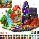 Magnetic Blocks - 150PCS Magnetic Building Blocks Toys Forest Portal Magnetic Cubes - Magnetic Toys for Montessori Toddler Birthday Gifts -STEM Construction Toys for Kids Ages 3+ for Boy & Girl