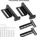 Headboard Bracket Kit for Adjustable Bed Base,Headboard Brackets for Metal Bed Frame,Footboard Extension Kit for Twin, Full ,Queen ,King Size Bed