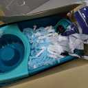 Leifheit Clean Twist Spin Mop and Bucket Set with Rollers | Telescopic Handle, 360 Joint, Spin-Dry System | Easy Glide Wheels | Blue