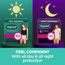 Depend Fresh Protection Adult Diapers, Incontinence & Postpartum Bladder Leak Underwear for Women, Disposable, Maximum, Large, Blush, 28 Count, Packaging May Vary
