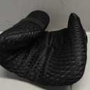 BYMECOST Lumbar Support Pillow for Car, Memory Foam Car Seat Back Support Pillow for Driving, Back Cushion with Strap for Pain Relief, Ergonomic Back Cushion for Office Chair, Wheelchair (Black)