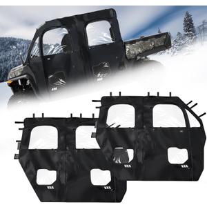 StarknightMT UForce 1000 XL Cab Enclosure with Zipper - Waterproof UTV Soft Side Doors Compatible with CFMOTO UForce 1000 XL 2022-2025, Windproof Dust Protection