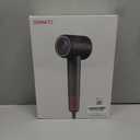 SHRATE Professional High Speed Ionic Hair Dryer | Ultra-Fast Drying | 500 Million Negative Ions | Low Noise | 160000 RPM | Compact Blow Dryer with Magnetic Diffuser for Faster Drying All Hair Types (Grey)