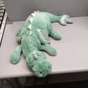 Weighted Dragon Stuffed Animal 10Lbs 43.3" Soft and Sturdy Weighted Stuffed Animals for Adults and Kids, Large Green Plush Animal