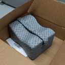 Knee Pillow for Side Sleepers, Leg Pillow for Sciatica, Back, HIPS, Knees, Joints Pain Relief,Pillows for Between Legs While Sleeping Spine Alignment Support & Relieves Pressure (Gray)