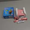 1000X Handheld Microscope for Kids, 4K 2.4" Screen Digital Kids Microscopes with 12 Slides, Portable Edu Toys Gifts for Age 3 4 5 6 7 8 9 10 11 12 Year Old Boys Girls Children Students(Baby Pink)