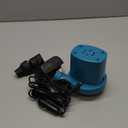 Bestrip Electric Air Pump, Air Pump for Inflatables Air Mattress Couch Pool FloatsInflatables Boat Raft Toys, AC/DC Pump (Blue)