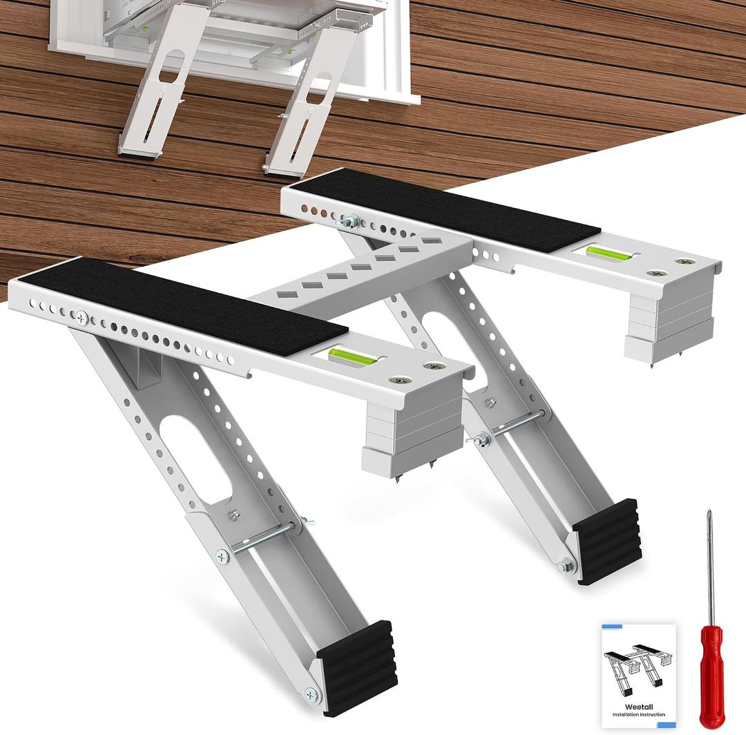 Window Air Conditioner Support Bracket Heavy Duty Window AC Mount (Up to 220 lbs)