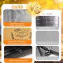 BBQ Blanket for Resting Meat, Insulated Meat Resting Wrap to Lock in Juices & Keep Meat Tender, Wide-Mouth Fits Large Briskets & Turkeys, 21 Inch, Valentines Day & Holiday Grilling Gifts for Men