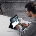 TiMOVO Keyboard Case for iPad Pro 11 Inch M5 2025/M4 2024 with Pencil Holder, Magnetic Detachable Keyboard with Backlight, Black